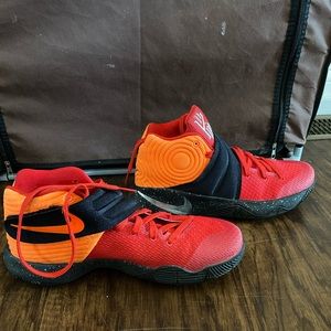 Nike Kyrie 2 Id Orange and Red Men Shoes